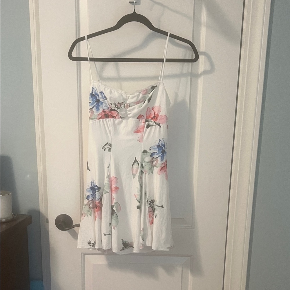Lucy in the Sky Floral Dress with Spaghetti Straps